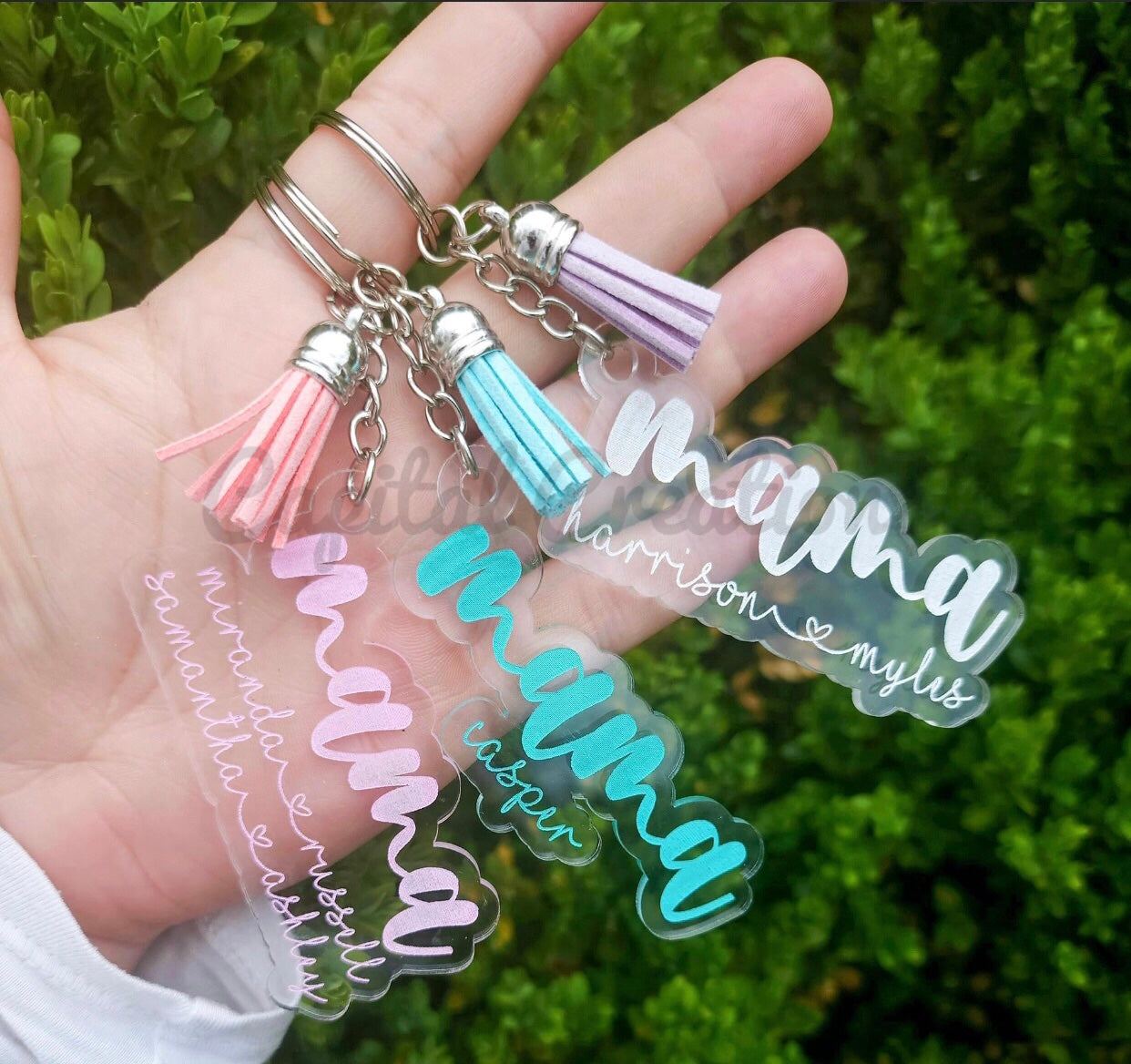 Custom Name Acrylic Keychain